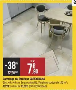 Bricorama Dim - carrelage sol intérieur offre