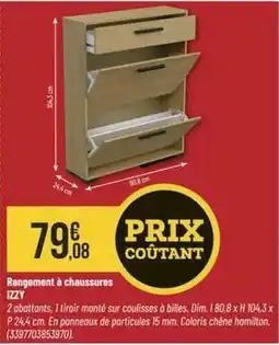 Bricorama Dim - rangement à chaussures offre