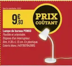 Bricorama Dim - lampe de bureau pongo offre