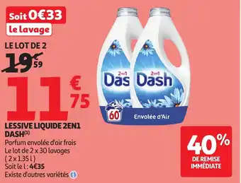DASH Lessive liquide 2en1