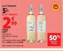 Auchan TERRO NOSTRA Corse aop offre