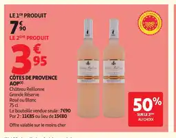 Auchan Côtes de provence aop offre