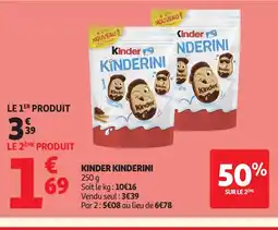 Auchan KINDER KINDERINI offre