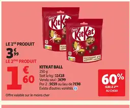 Auchan KITKAT Ball offre