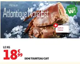 Auchan Demi tourteau cuit offre