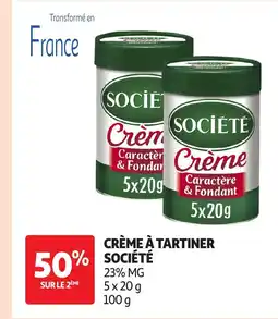 Auchan SOCIÉTÉ Crème à tartiner offre