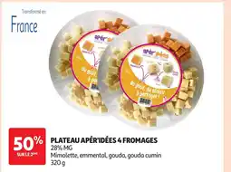 Auchan Plateau apér'idées 4 fromages offre