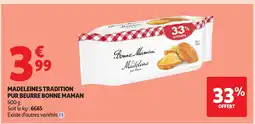 Auchan BONNE MAMAN Madeleines tradition pur beurre offre