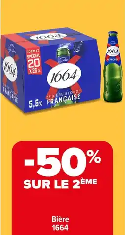 Carrefour 1664 Bière blonde offre
