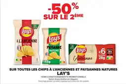 Carrefour Lay's Chips à l'ancienne et paysannes natures offre