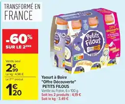Carrefour Yoplait Petits Filous offre decourverte offre