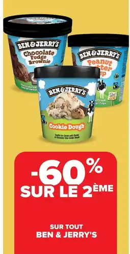 Carrefour Market Ben & jerry's offre