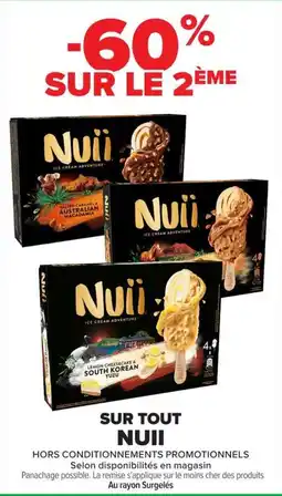 Carrefour Market Nuïi Ice Cream Adventure offre