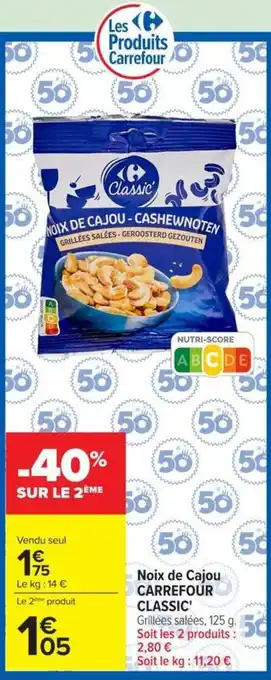 Carrefour Classic Noix de Cajou