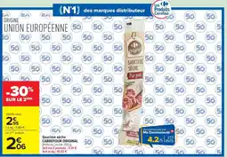 Carrefour Market Carrefour Original Saucisse sèche offre