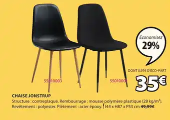 JYSK Chaise Jonstrup offre