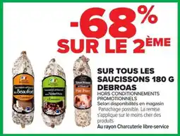 Carrefour Market Debroas saucisson artisanal offre