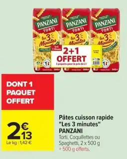 Carrefour Market PANZANI Torti offre