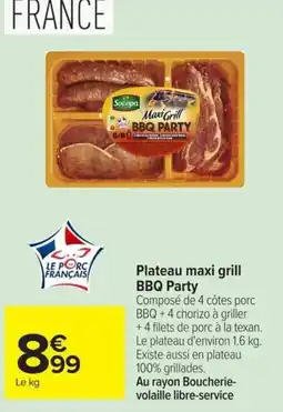 Carrefour Market Socopa MaxiGrill BBQ Party offre