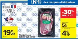 Carrefour Market CARREFOUR EXTRA Filet de Canard offre