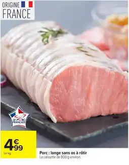 Carrefour Le Porc Français offre