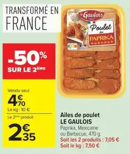 Carrefour Market LE GAULOIS Poulet au Paprika offre