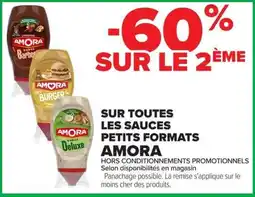 Carrefour Market Amora sauce petits formats offre
