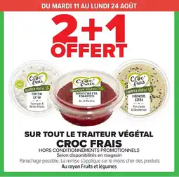 Carrefour Croc frais Traiteur végétal offre