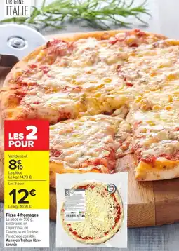Carrefour Pizza 4 fromages offre