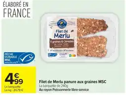 Carrefour L'Assiette Bleue Filet de Merlu offre