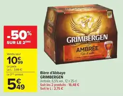 Carrefour Market GRIMBERGEN Bière d'Abbaye offre