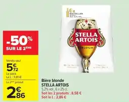 Carrefour Market STELLA ARTOIS offre