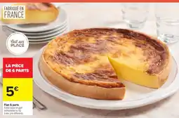 Carrefour Flan 6 parts offre