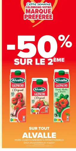 Carrefour Alvalle Gazpacho offre