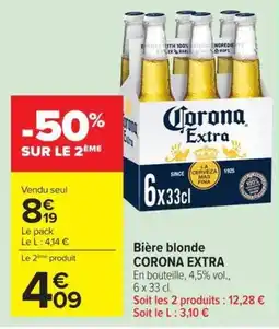 Carrefour Market Corona Extra offre
