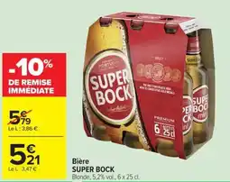 Carrefour Market SUPER BOCK Bière offre