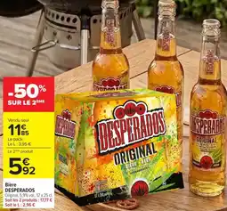 Carrefour Market DESPerados Bière offre