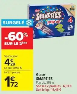 Carrefour Market Smarties Glace offre