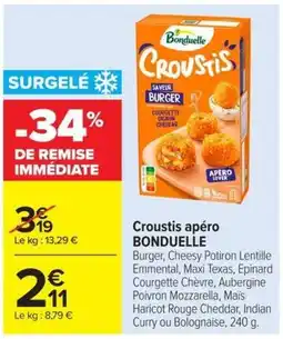 Carrefour Bonduelle Croustis offre