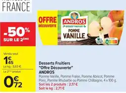 Carrefour ANDROS Dessert Fruitiere offre