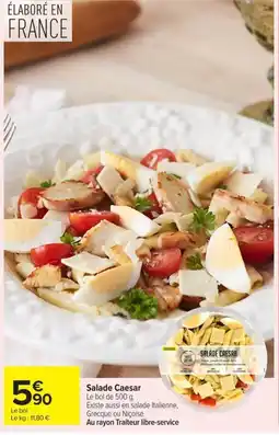 Carrefour Salade Caesar offre
