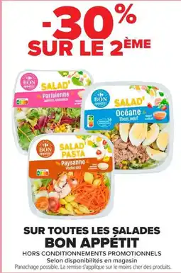 Carrefour Bon appétit les salades offre