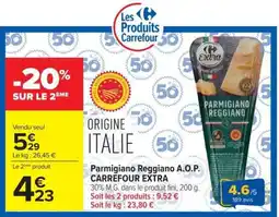 Carrefour Market Carrefour Extra Parmigiano Reggiano offre