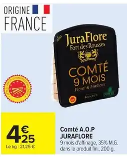 Carrefour Market JuraFlore Comté offre