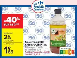 Carrefour Carrefour Extra Sauce vinaigrette offre