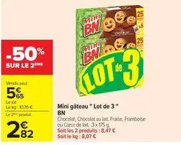 Carrefour Market BN Mini gâteau offre