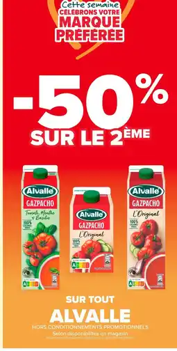 Carrefour Market Alvalle Gazpacho offre