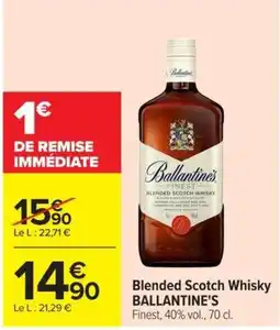 Carrefour Market Ballantine's Blended Scotch Whisky offre
