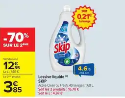 Carrefour Market SKIP Lessive liquide offre