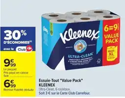 Carrefour Market KLEENEX Essuie-Tout "value pack" offre
